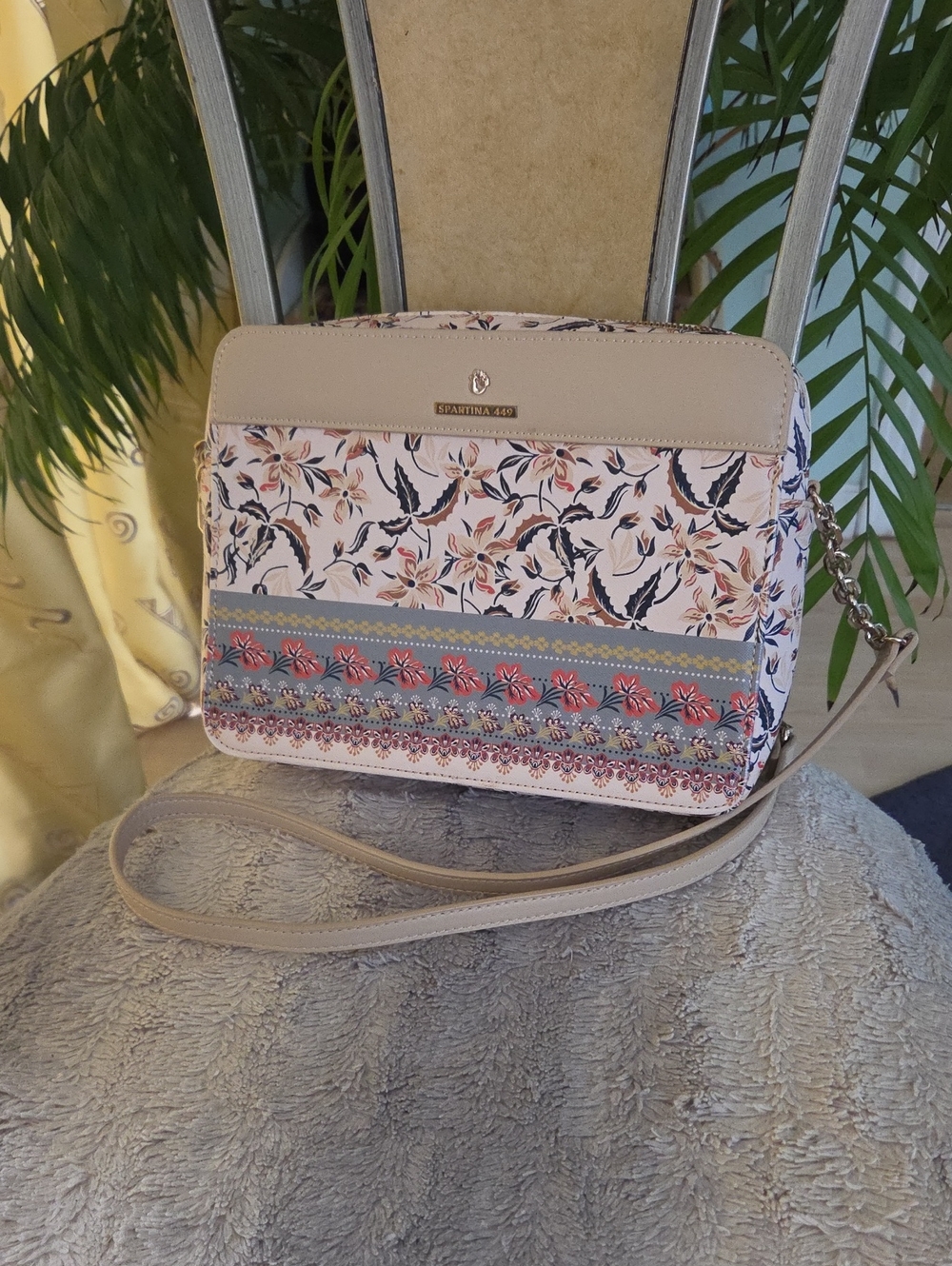 Spartina 449 Floral Printed Satchel Bag❤️
